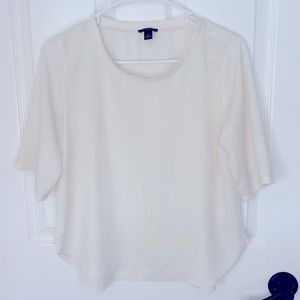 Ann Taylor Blouse Small/Petite White